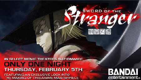 Limited Sword of the Stranger Theatrical Release Scheduled