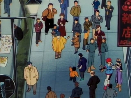 A second shot from the same Patlabor OVA scene.
