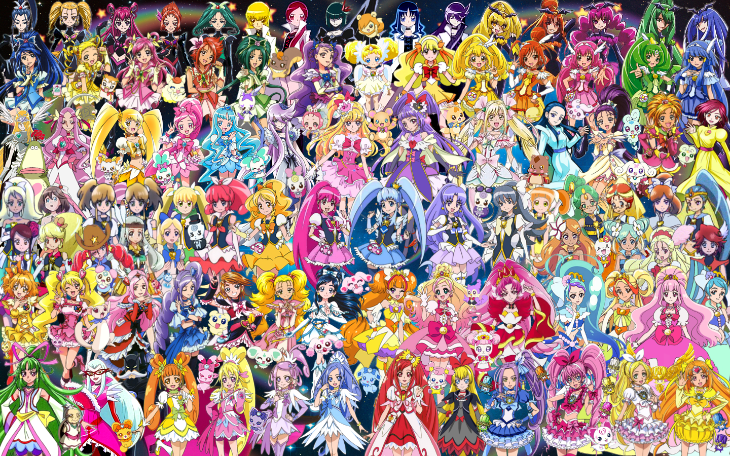 93_Pretty_Cure_Warriors_with_Fairies