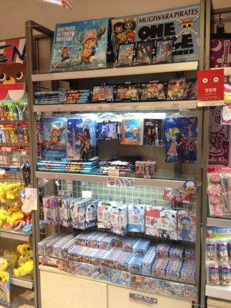 One Piece merchandise in Odaiba