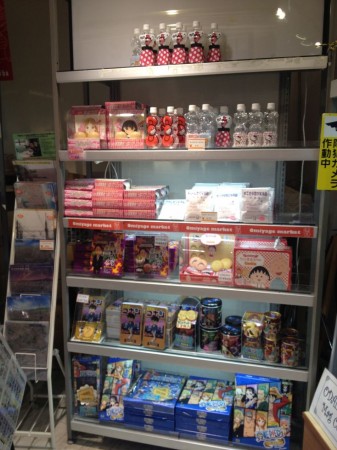 anime snacks at Odaiba tourist store